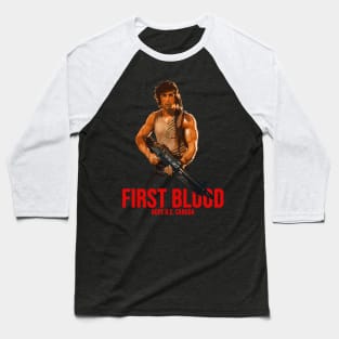 FIRST BLOOD - HOPE BC CANADA Baseball T-Shirt